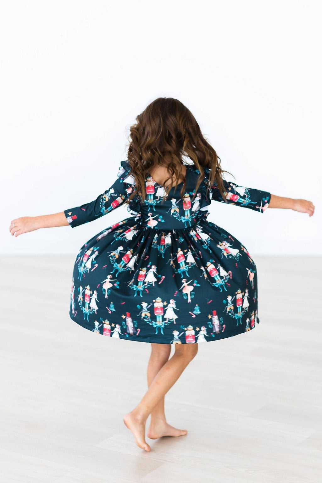 Nutcracker Ruffle Twirl Dress