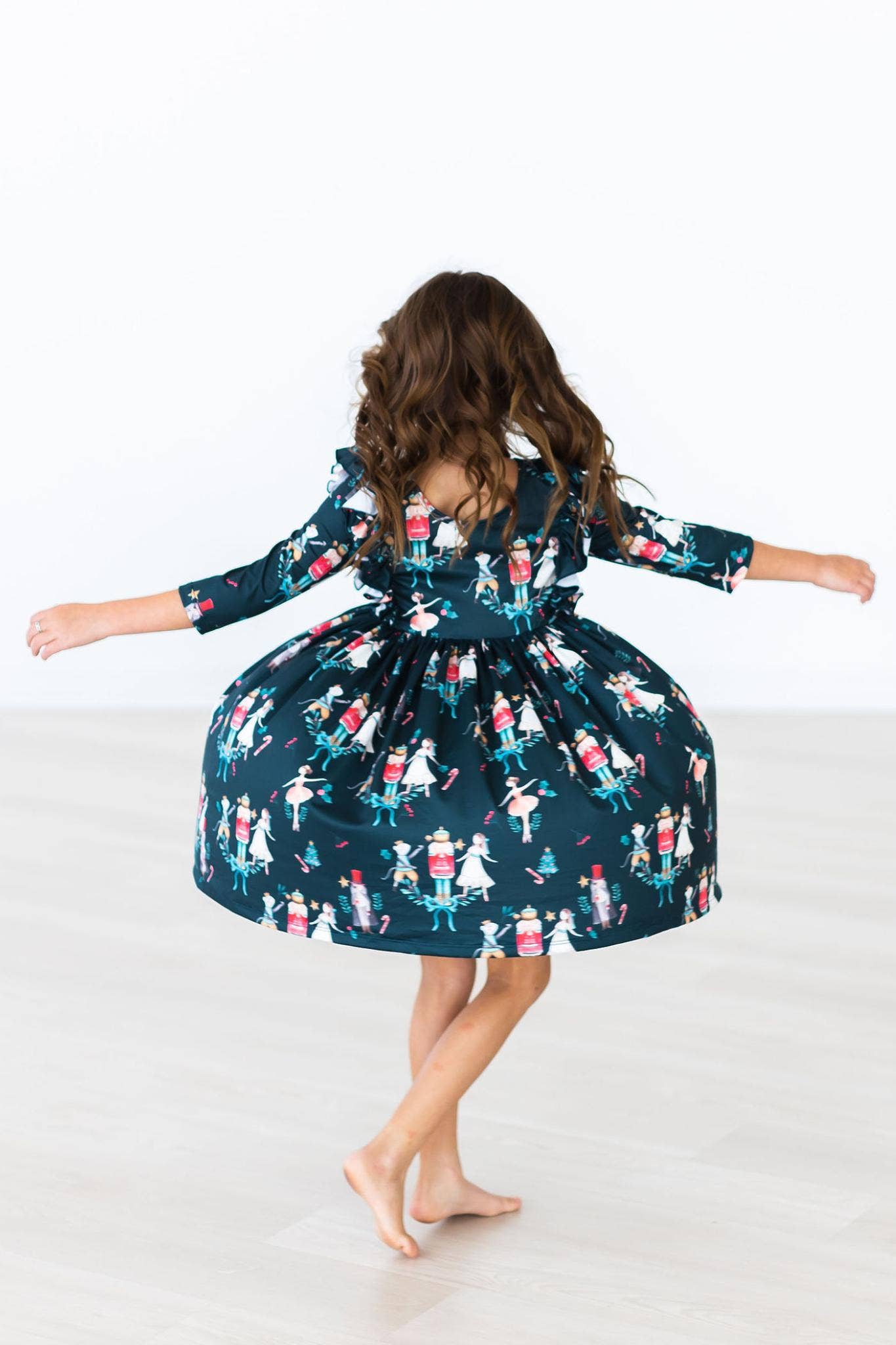 Nutcracker Ruffle Twirl Dress