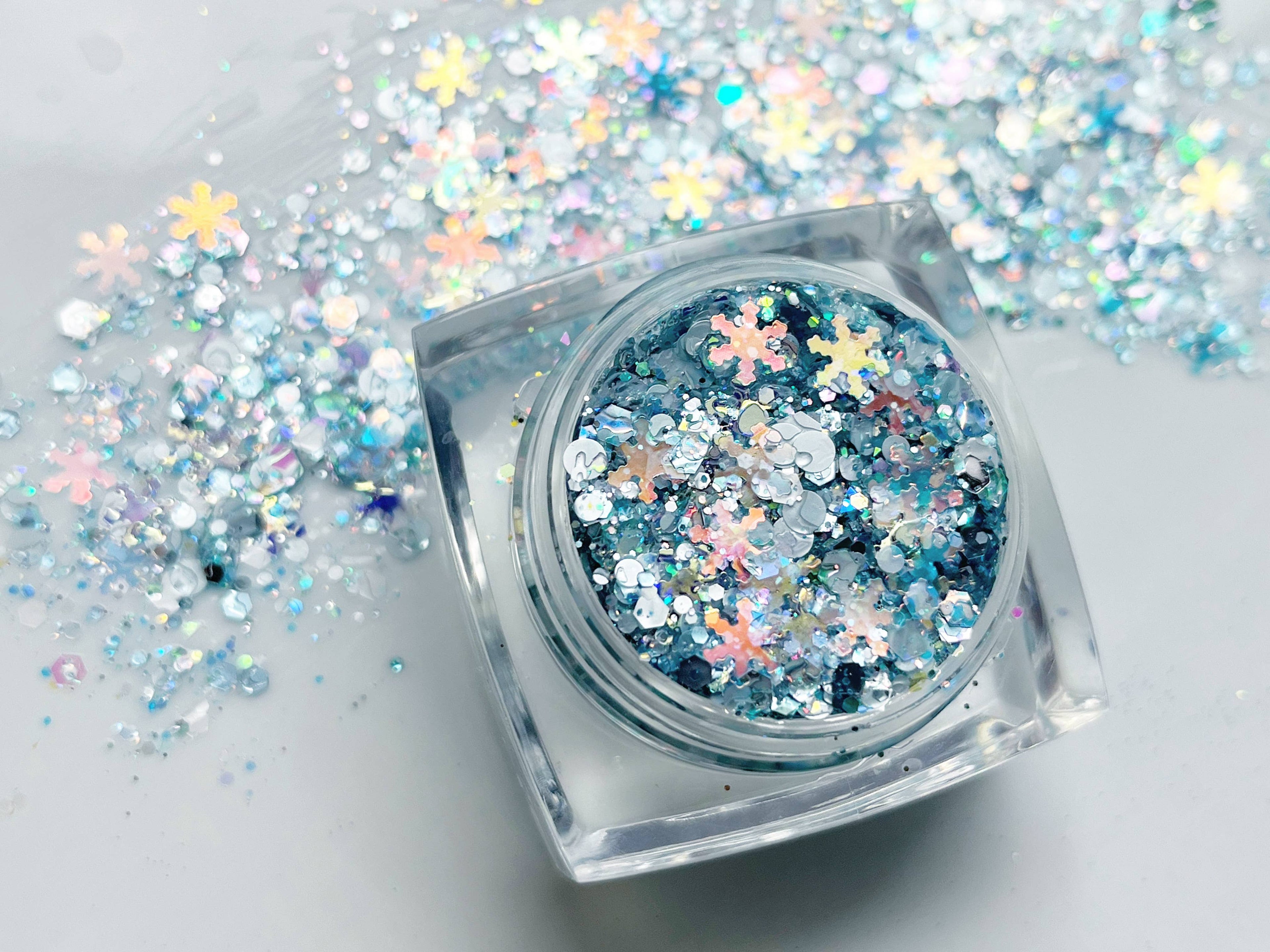 Winter Wonderland Snowflake Face and Body Glitter
