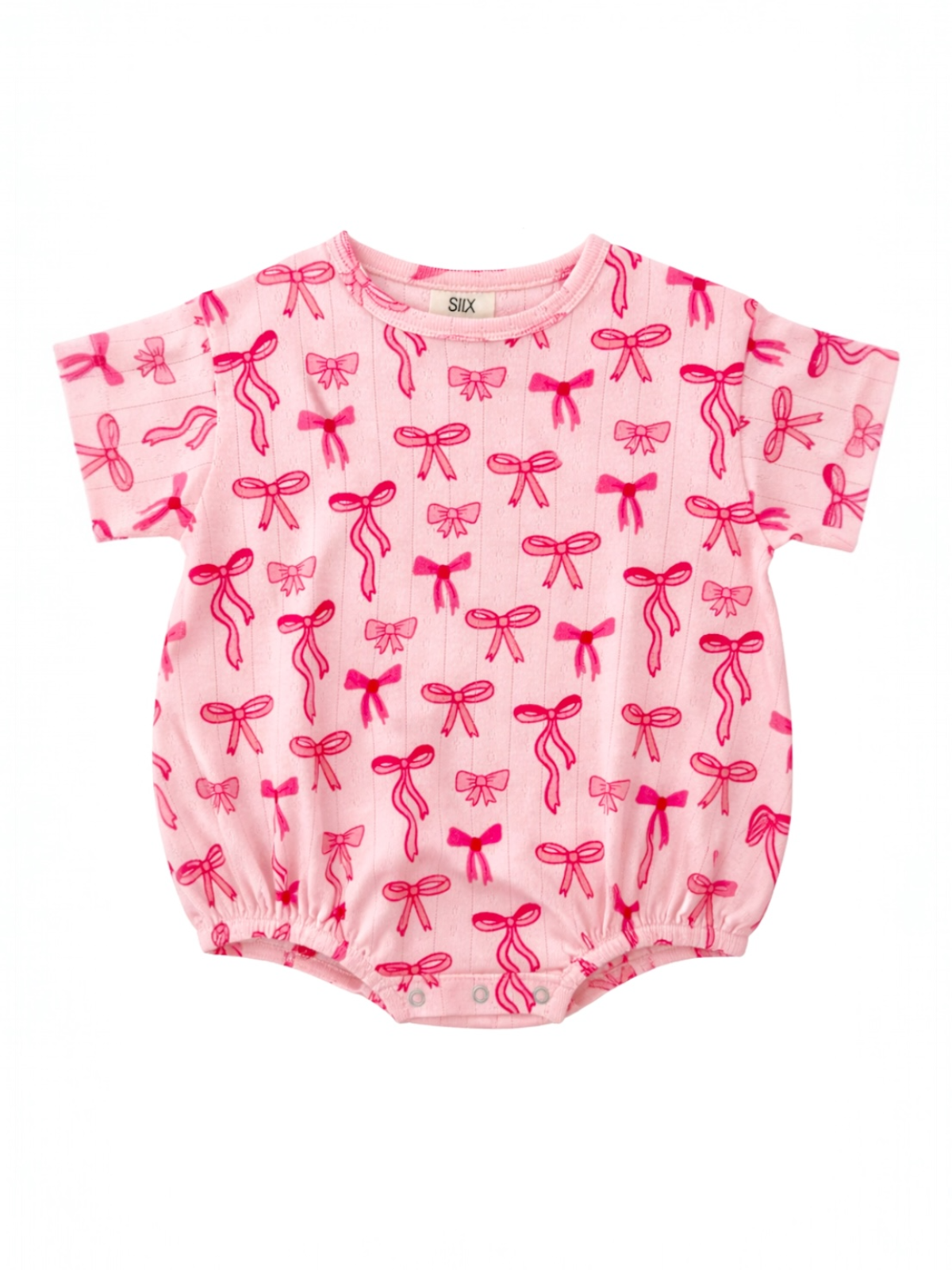 Organic Cotton T-Shirt Bubble- Pink Bows