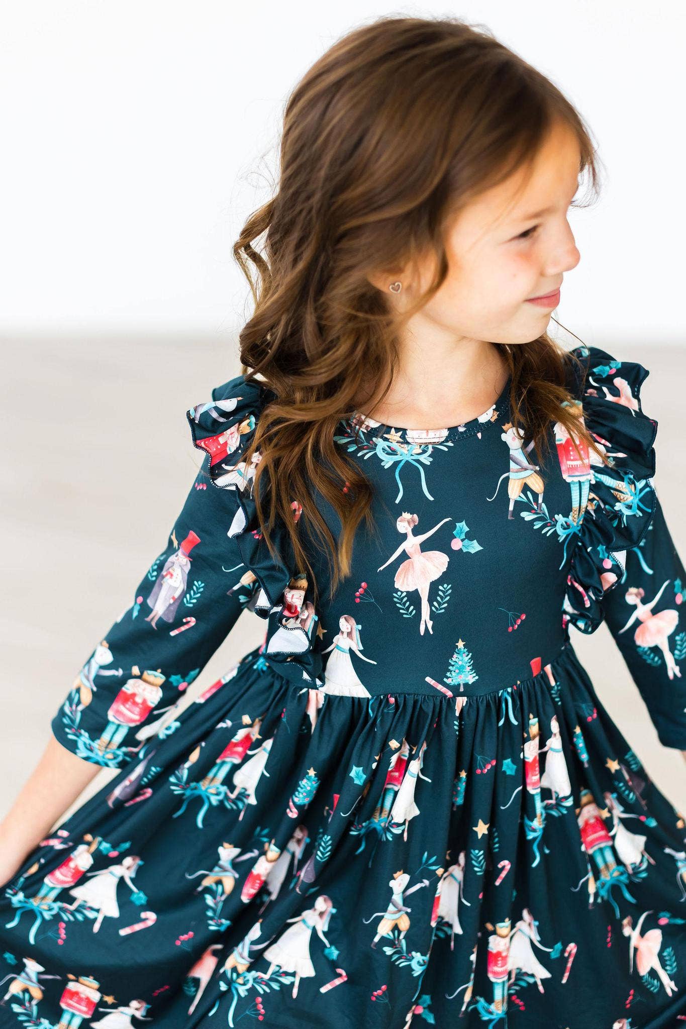 Nutcracker Ruffle Twirl Dress