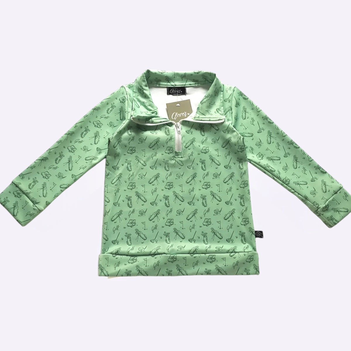 Golf Greens Boy Quarter Zip