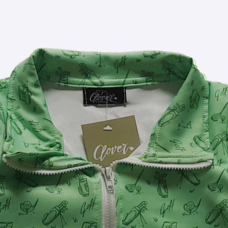 Golf Greens Boy Quarter Zip