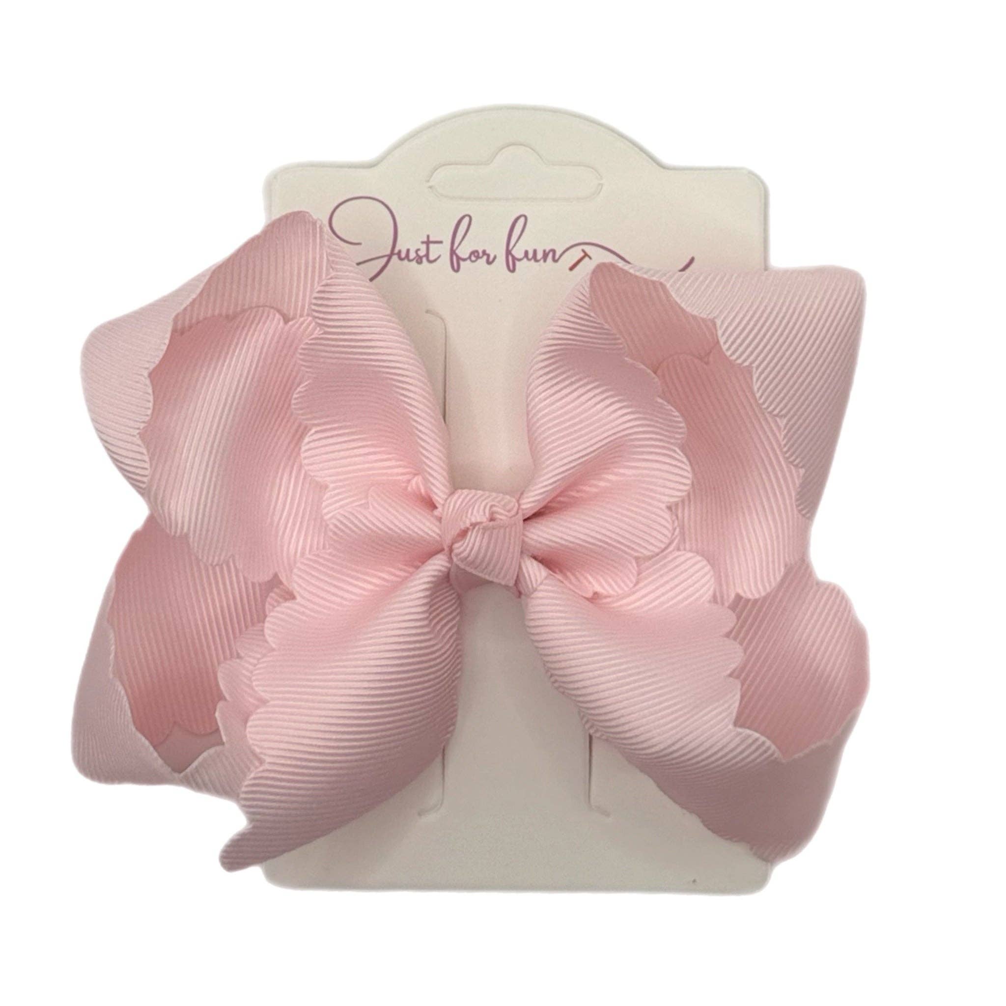 Classic Scallop Edge Hair Bows