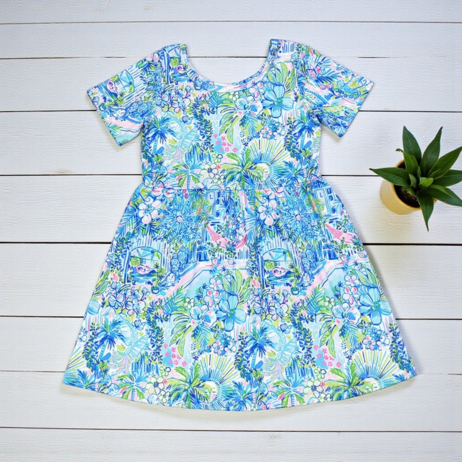 Vibrant Blue Getaway Dress