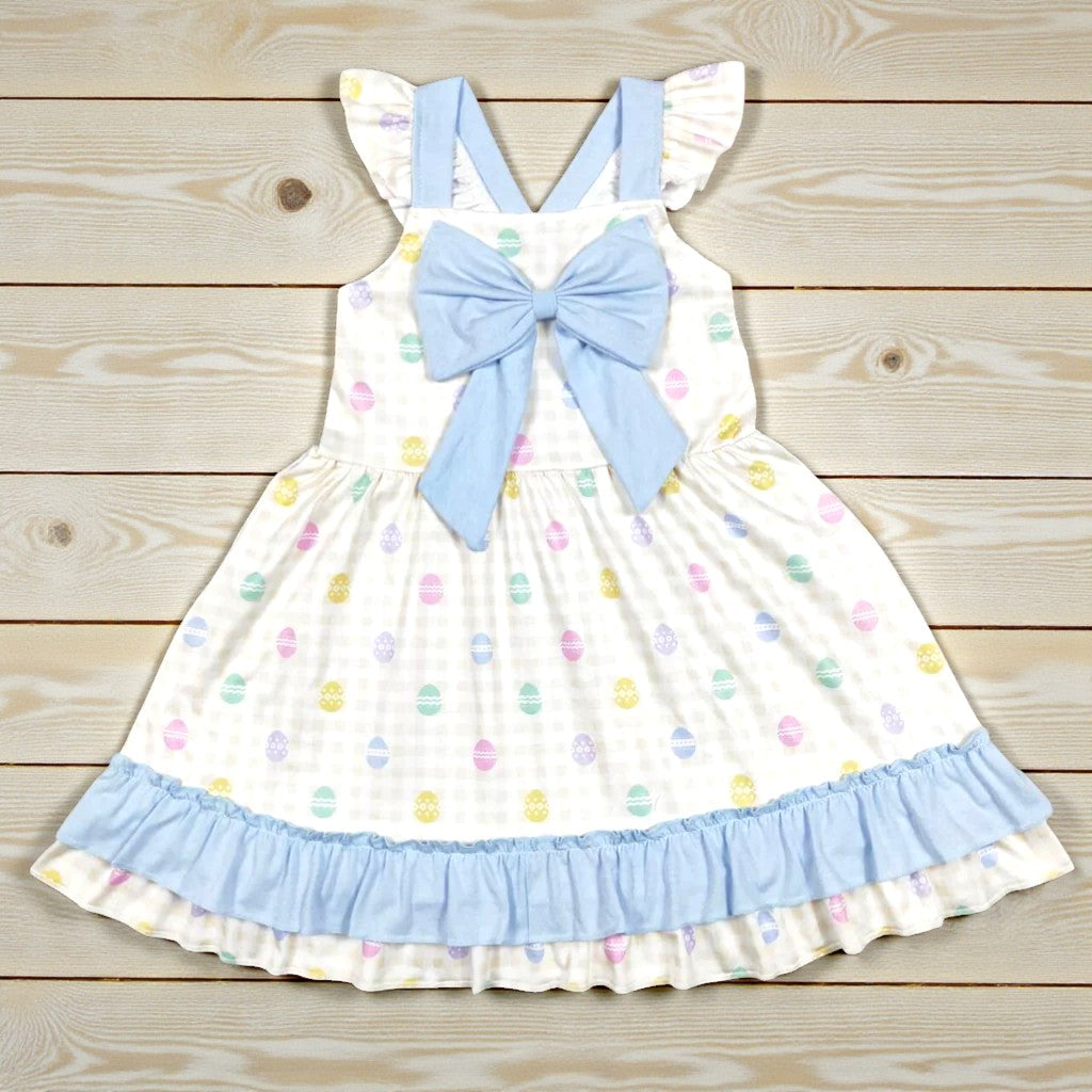 Blue Bow & Easter Egg Dress