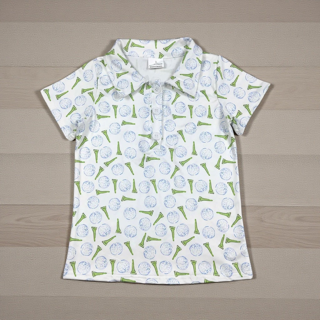 Boy's Golf & Tees Stretch Polo