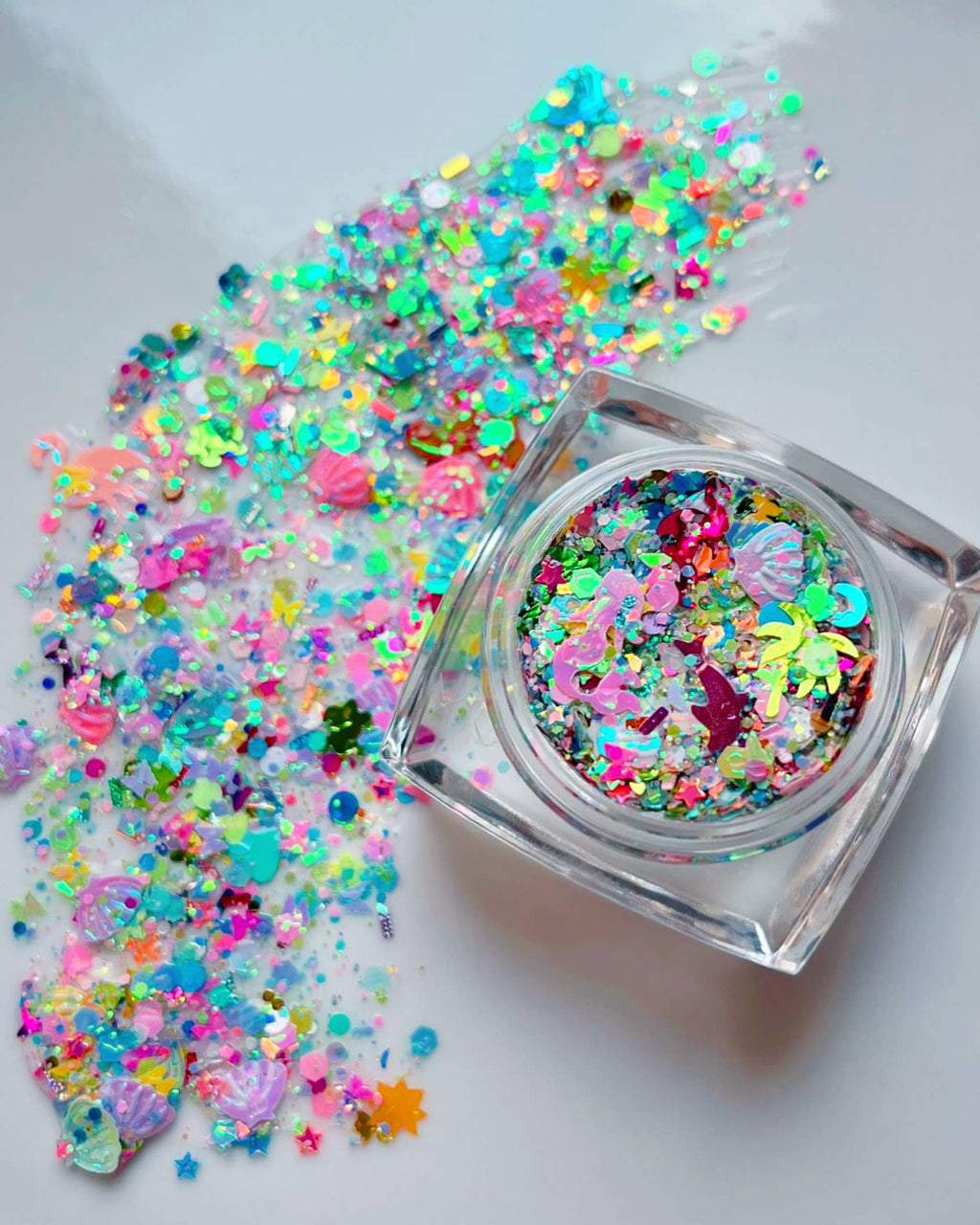Tropical Vibes Rainbow Face and Body Glitter
