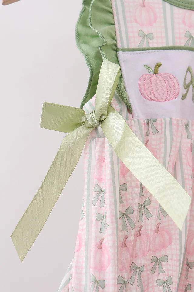 Sage and Pink Pumpkin Bubble