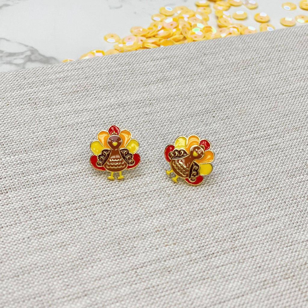 turkey stud earrings