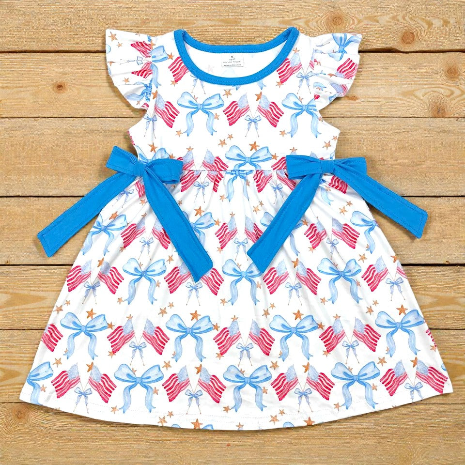 Watercolor USA Flag Dress