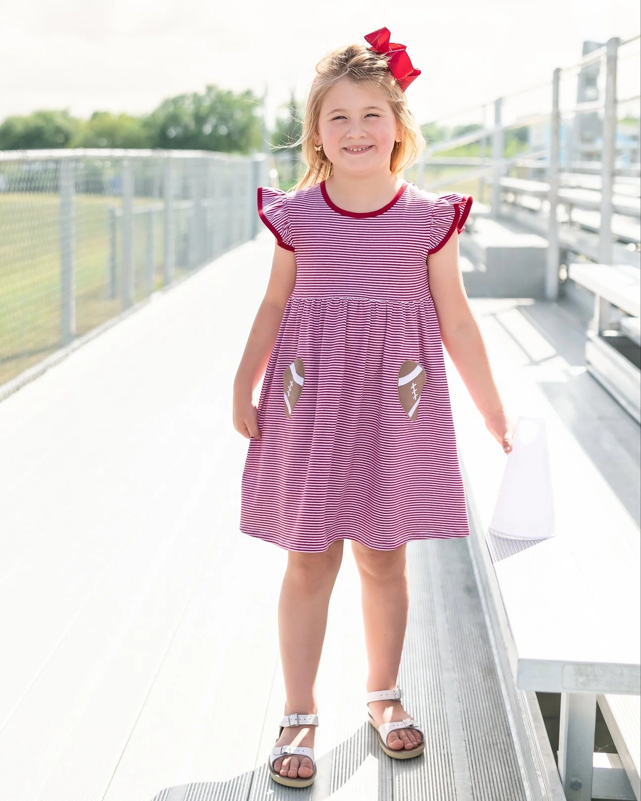 Garnet Football Pocket Dress